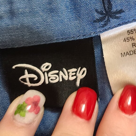 Disney Mickey Mouse Men's Large Shirt EUC - Picture 5 of 9